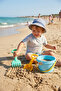 3PCS-Kids Beach Bucket Sand Toy Set with Shovel and Rake – Sand Play Set for Beach - 3