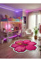 Non-Slip Sole Asymmetric Pattern Machine Made Washable Young Girl's Room Rug 180X180