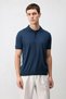 Indigo Comfort Slim Polo Collar Men's Knitwear T-Shirt - 5