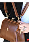 Vienna Taba Women's Crossbody and Shoulder Bag |   Gold Detailed, Elegant, and Features 4 Compartments - 5