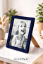 21X30 cm Blue Wooden Framed Desktop Picture Frame, Photo Frame, Blue