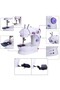 Portable Sewing Machine 220V with Pedal and Multiple Functions - 4