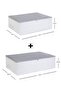 2-pack Stuff&things وسادة قاعدة رمادية، لحاف، سترة Hurcu - 2