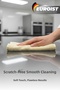 Yellow Microfiber Cleaning Cloth - 2 Pieces, 30X40 Cm, Glass, Mirror, for Kitchen, Bathroom, Vehicle - 5