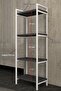 4-Tier Bathroom Kitchen Shelf Bathroom Cabinet Multi-Purpose Cabinet Metal Towel Kitchen Organizer Stylish Organizer - 5