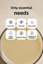 Smooth Vanilla High Food Powder - 40gr Protein, 1080gr 12 Servings - 5