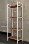4-Tier Bathroom Kitchen Shelf Bathroom Cabinet Multi-Purpose Cabinet Metal Towel Kitchen Organizer Stylish Organizer - 5