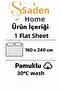 Cotton Personal Anthracite Carpet Bed Sheet X240 cm - 3