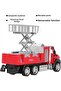 Fire Truck Toy, Scissor Lift Rescue Platform, Alloy Body, Pull Back and Release - 5