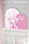 Safari Pink Elephant Welcome Baby 3 Piece Tabletop Standing Board Set