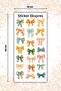 3-Piece Autumn Sticker Set - Decorative Labels - Agenda Bullet Journal Scrapbook Collage - 4