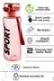 Easy Lid Water Bottle 700 ml - Plum Professional Water Bottle School - Workplace - Office - Sports - 4