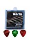 Fender Thin 351 Shape Picks Plectrums - مجموعة كاملة من أوتار الجيتار الكلاسيكية
