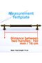 Furniture Kitchen Cabinet Cupboard Handles Pull Handle Antique Antique Yellow Metal Handle 160 mm - 16 cm - 2