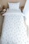 Single Duvet Cover Set (Without Sheets) 160X220 cm - Pureline Series - Blue Daint Bow - 4