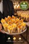 50 Pcs Medium Bamboo Presentation Cones 12.5X7 cm Natural Presentation Cone Cocktail Catering Finger Food Presentation - 2