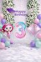 Ocean Tale Mermaid Dream Pastel Mermaid Age Balloon Birthday Decoration Party Set Ornament