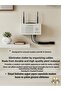 White Plexiglass Wifi Box Wall Hanging Insurance and Modem Storage Box 25X15X6 cm - 3