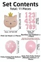 Pink Cat Themed 4Th Birthday Foil Balloon Set 11 Piece Party Decoration - 2