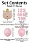 Pink Cat Themed 2Nd Birthday Foil Balloon Set 11 Piece Party Decoration - 2