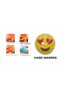 Heart Emojis Pocket Stove Hand Warmer, Hot Water Bag Pvc 9cm