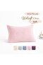 Welsoft Fleece Pillowcase 50X70 cm Ultra Soft Plush Pillowcase Zippered