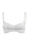 Ecru Strapless Covered Bikini Top with Cast Accessories Tbess26Bu00004 - 6