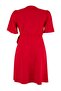 Red Mini Double-Breasted Lined Woven Plus Size Dress Tbbss26Ah00097 - 6