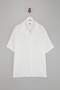White Wide Fit/Oversize Men's Apaş Collar Men's Large Size Woven Shirt Tmnss26Ax00001 - 3