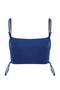 Dark Navy Blue Tunnel Bralette Covered Bikini Top Tbess22Bu0046 - 5