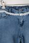 Mavi Ayarlanabilir Lastikli Kız Çocuk Denim Pantolon TKDSS26JE00002 - 4