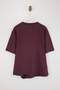 Mürdüm Aksesuar Detaylı Tok Örme Kumaş Büyük Beden T-shirt Bluz TBBSS26AF00046 - 6
