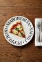 Motto Tasarımlı Pizza Tabağı 31 cm TPHSS26TBK00021