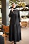 Tesettür Sehra Long Dress Black - 2