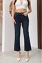 Uca Jean Women's Dark Blue High Waist Straight Leg Jeans - 4