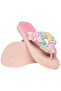 Pink Girl's Slippers Fluffy - 6