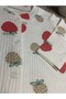 Cotton 2-Piece Strawberry Patterned Baby Girl Romper Set – with Booties & Cuffs - 5