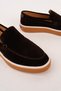 Covent Genuine Suede Leather Laceless Men's Casual Loafer Shoes - 2