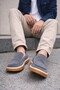 Covent Genuine Suede Leather Laceless Men's Casual Loafer Shoes - 7
