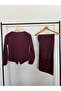 V-Neck Plum Thessaloniki Suit - 6