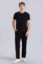 Slim Fit Crew Neck Modal Blended Cotton Basic Short Sleeve T-Shirt M6606Az24Au - 2