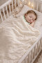 My Baby Kumsal 80X90 cm 1 Piece Combed Cotton 1 Piece Muslin Blanket 1 Piece Pacifier Strap 3-Piece Set Boxed 4924 - 2