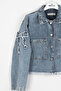 Appliqued Girls' Denim Jacket - 7