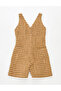 Brown Standard Fit Woven Overalls 50275504-Vr029 - 5
