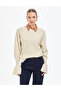Ecru Regular Fit Wool Sweater 50296484 -Vr019