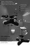 Bathroom Faucet Black Color Shower Faucet Fixture Robot Shower Set Bathroom Shower Head Spiral Set Fixture - 2