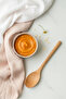 1 Piece 23 cm Varnished Bamboo Spoon – Suitable for Food and Sauce Preparation, Single Wooden Spoon, Non-Slip - 2
