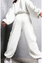 Sweatshirt with Side and Front Pocket Detail Jogger Bottom Set Women's Tracksuit Set K32 3020 - 4