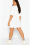 Plus Size Oversize T-Shirt Comfortable Fit, Casual Stylish Mini Dress K8 241 - 2