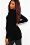 Women's Long Sleeve Wide Collar Side Slit Maternity T-Shirt H1 241 - 3